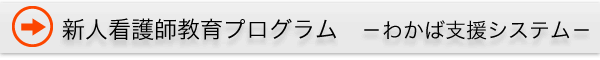 新人看護師教育プログラム　－わかば支援システム－